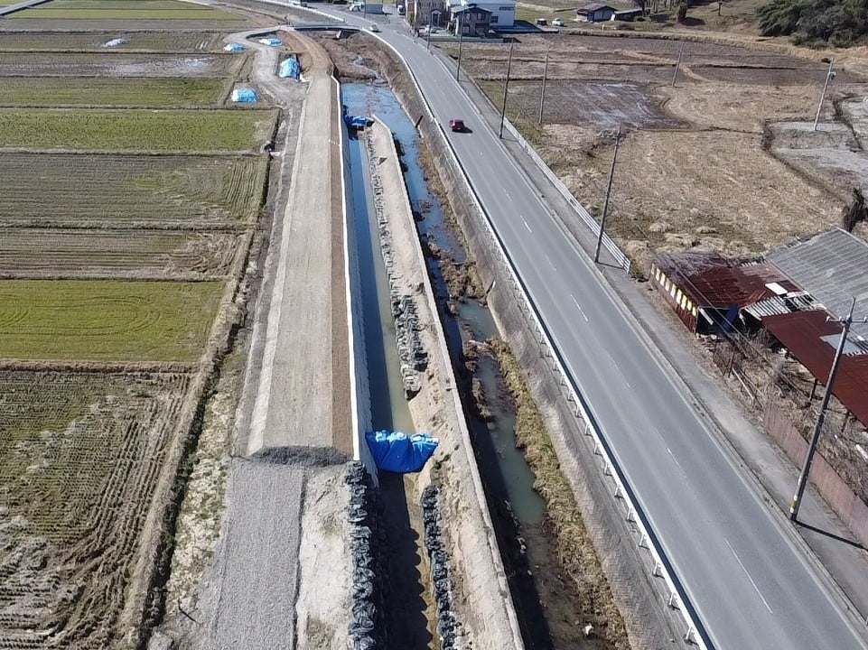 加茂川河川改修工事（5工区）